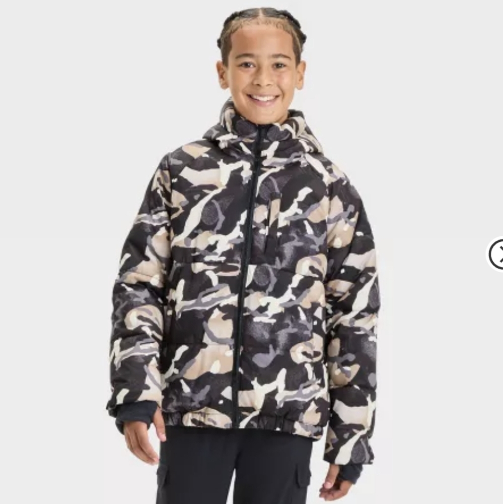 NWT Boys' Puffer Jacket - All In Motion